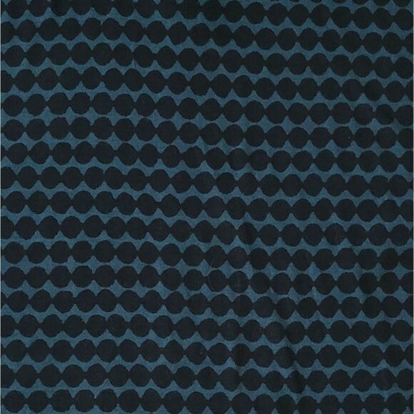 Loft Women's Teal with Black Dots Long Sleeve Top - Picture 10 of 11